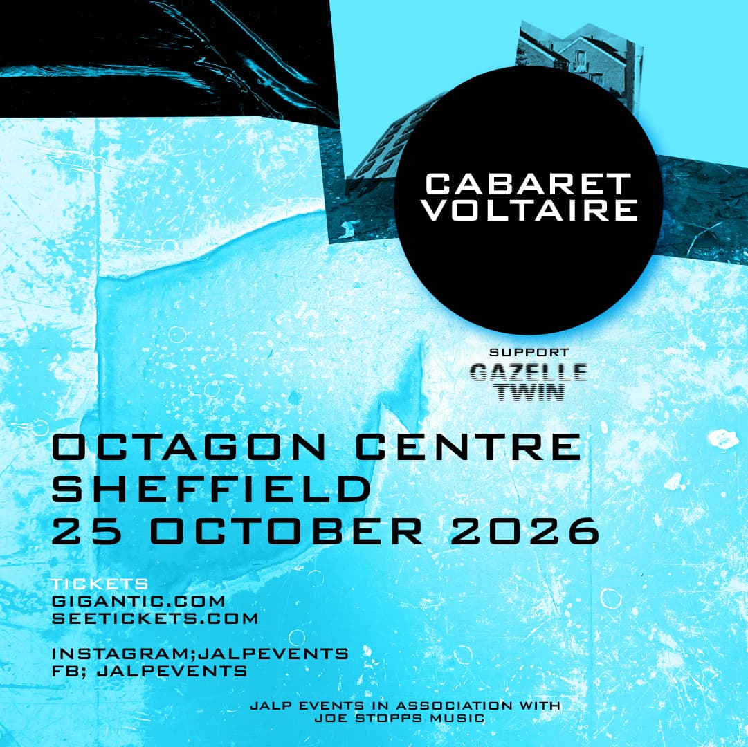 Cabaret Voltaire poster at Sheffield Octagon