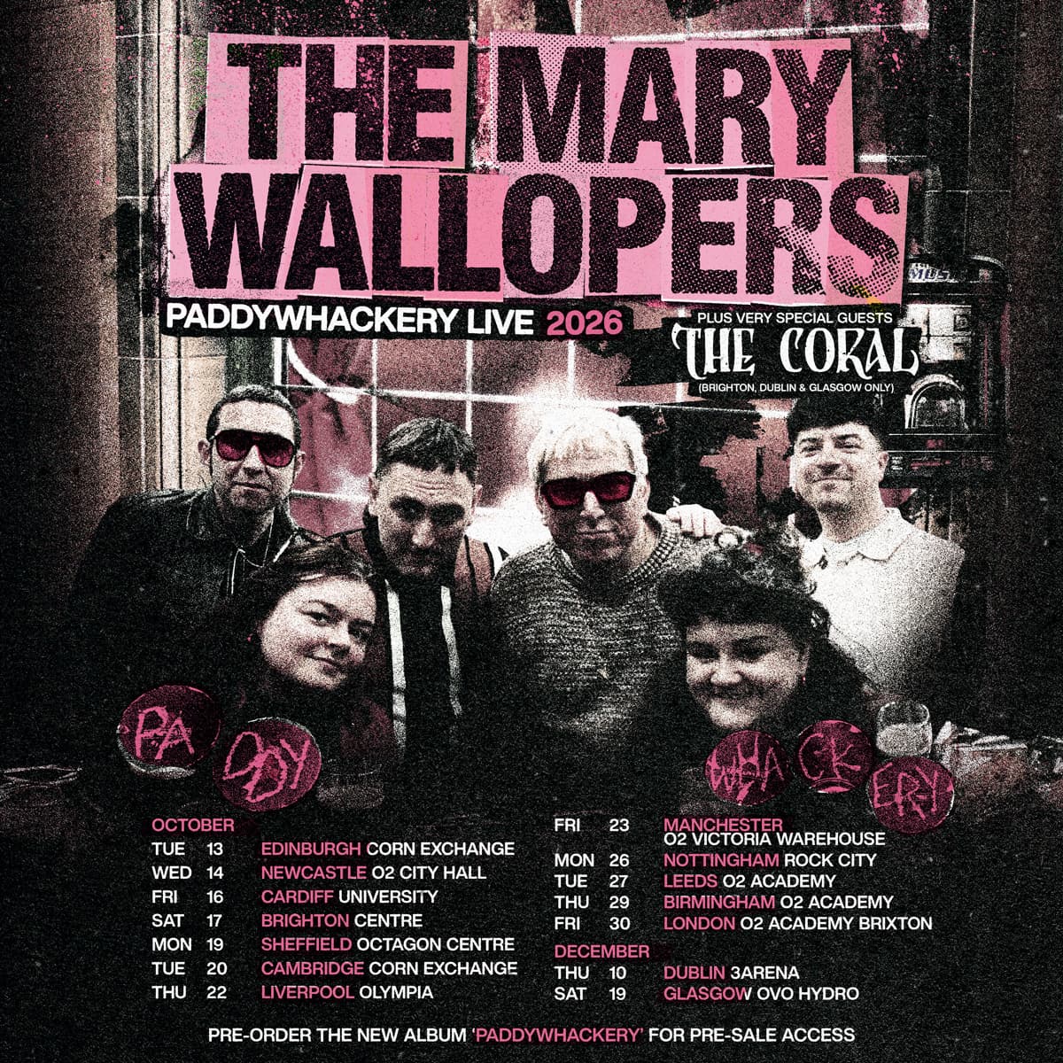 The Mary Wallopers poster at Sheffield Octagon