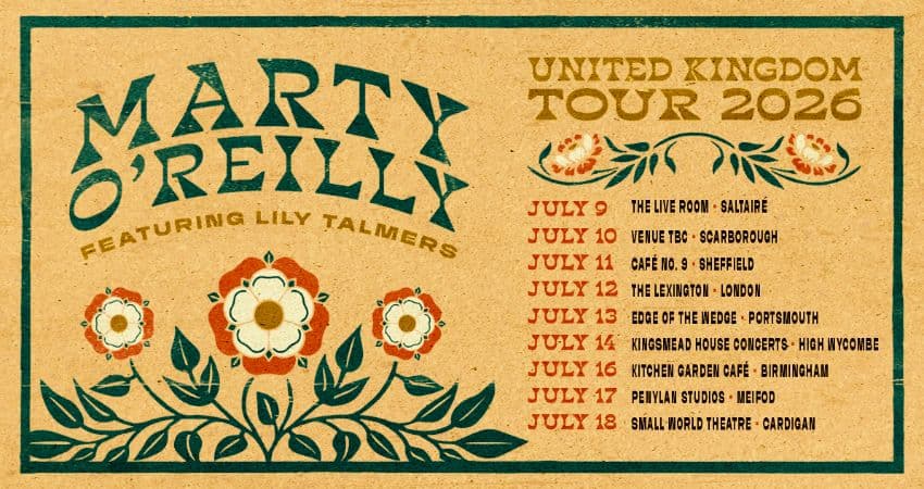 An evening with Marty O'Reilly at Cafe No9 — CAFE NO9